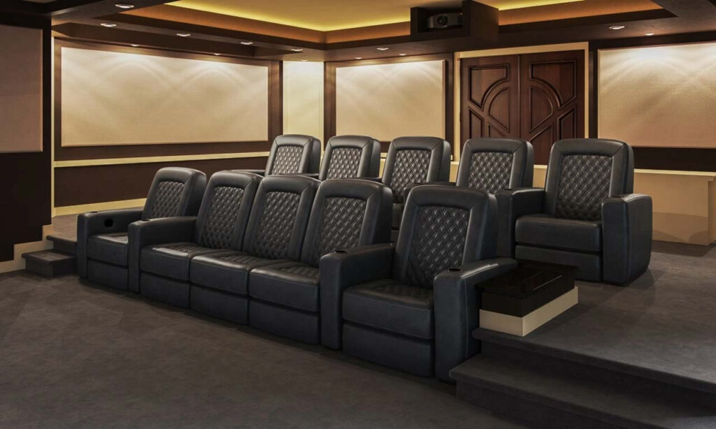 high-end entertainment room in Fort Myers