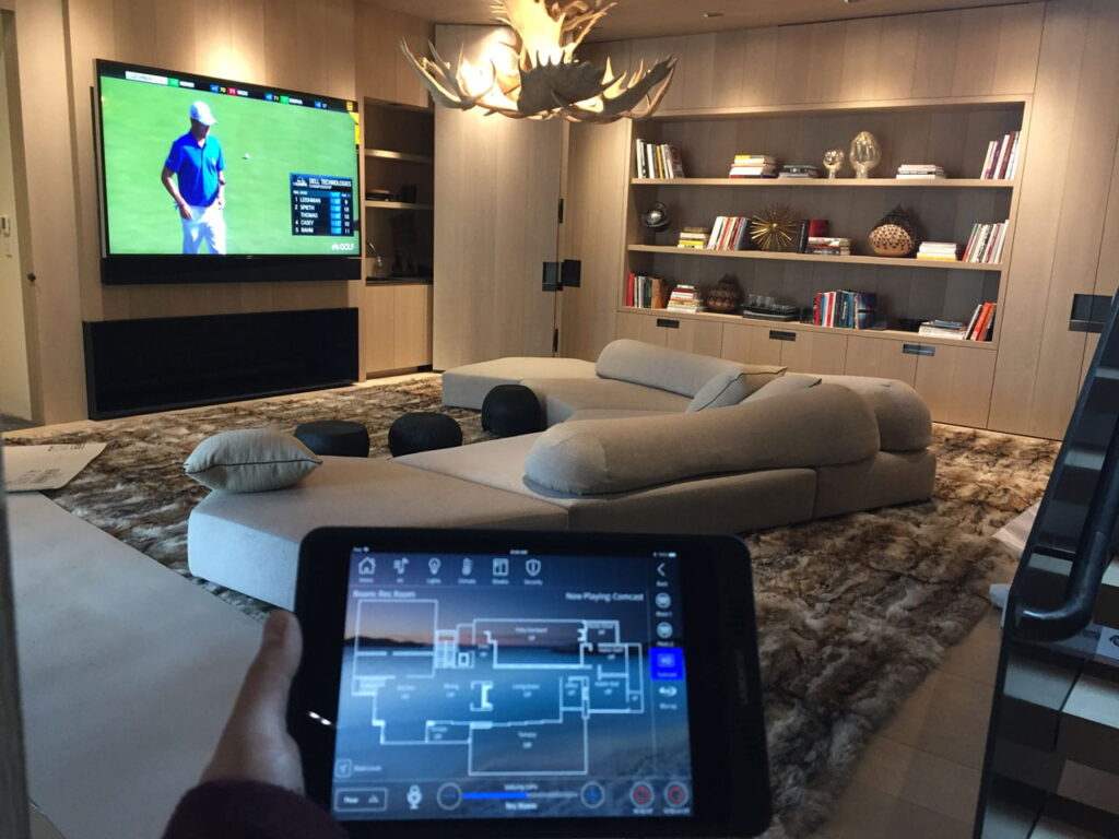 unique media room in Fort Myers, FL